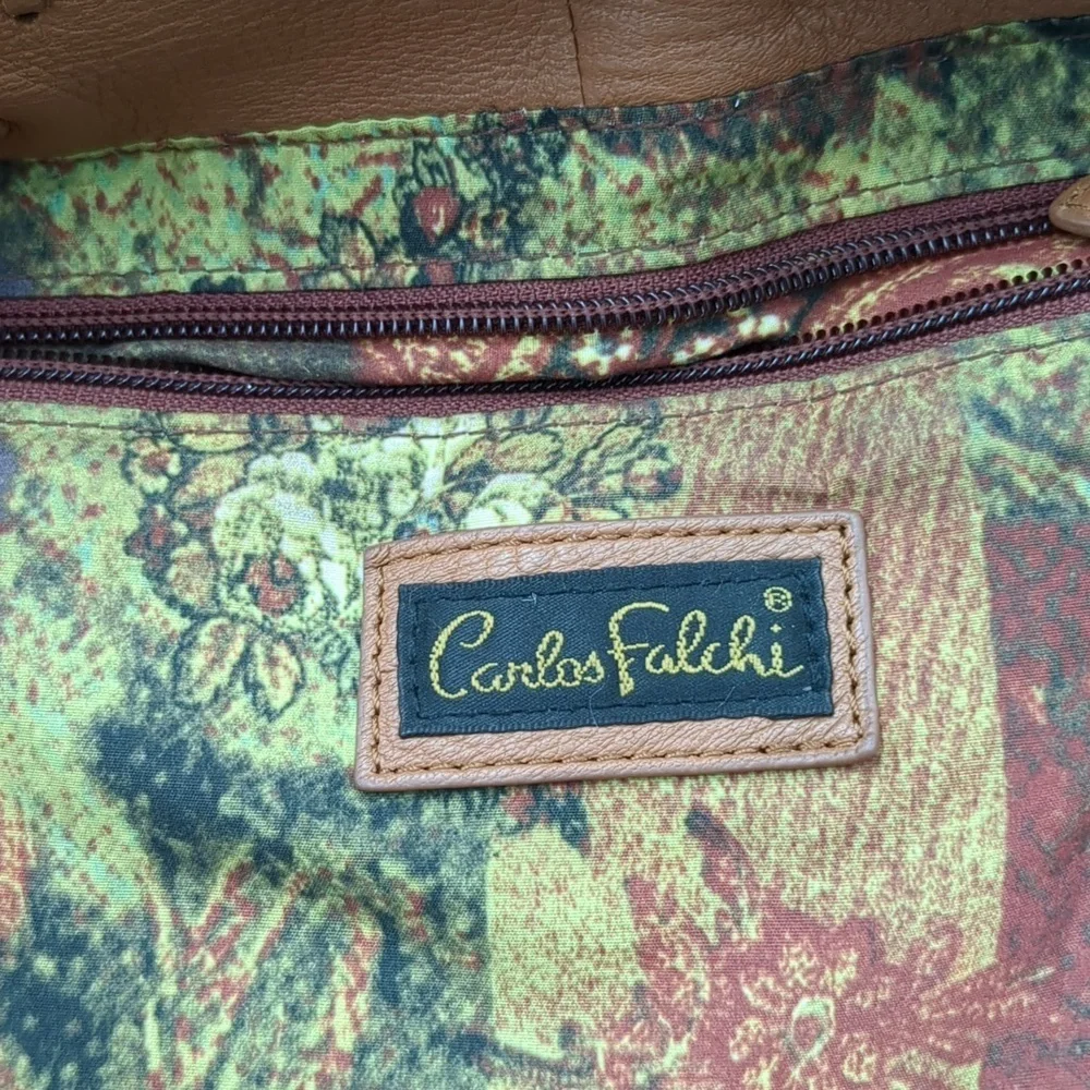 Carlos Falchi leather purse